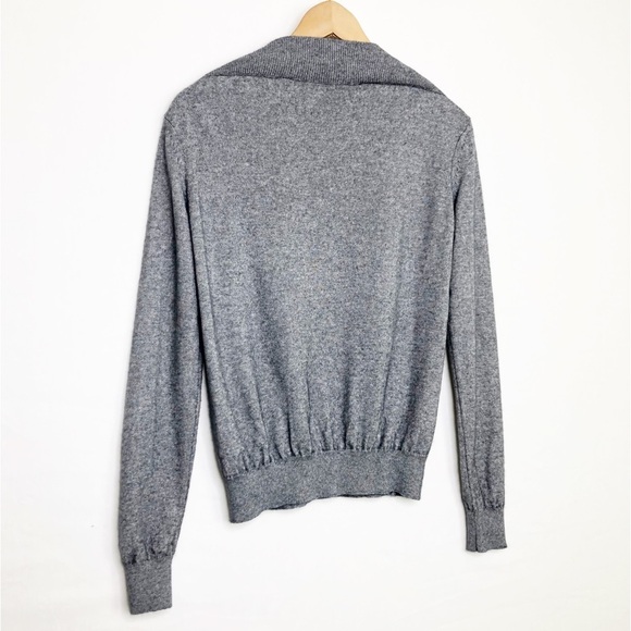 Alexander Wang grey silk cashmere crewneck sweater - Picture 11 of 12